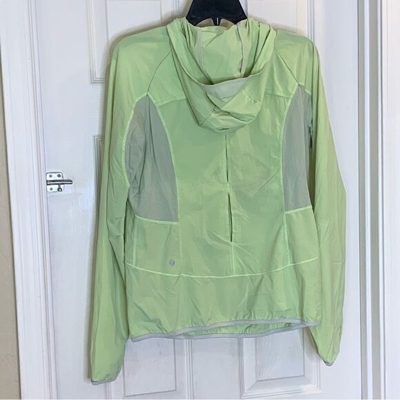 Lululemon Run: Stash & Dash Pullover Screaming Green Light Size 8 - Picture 4 of 9